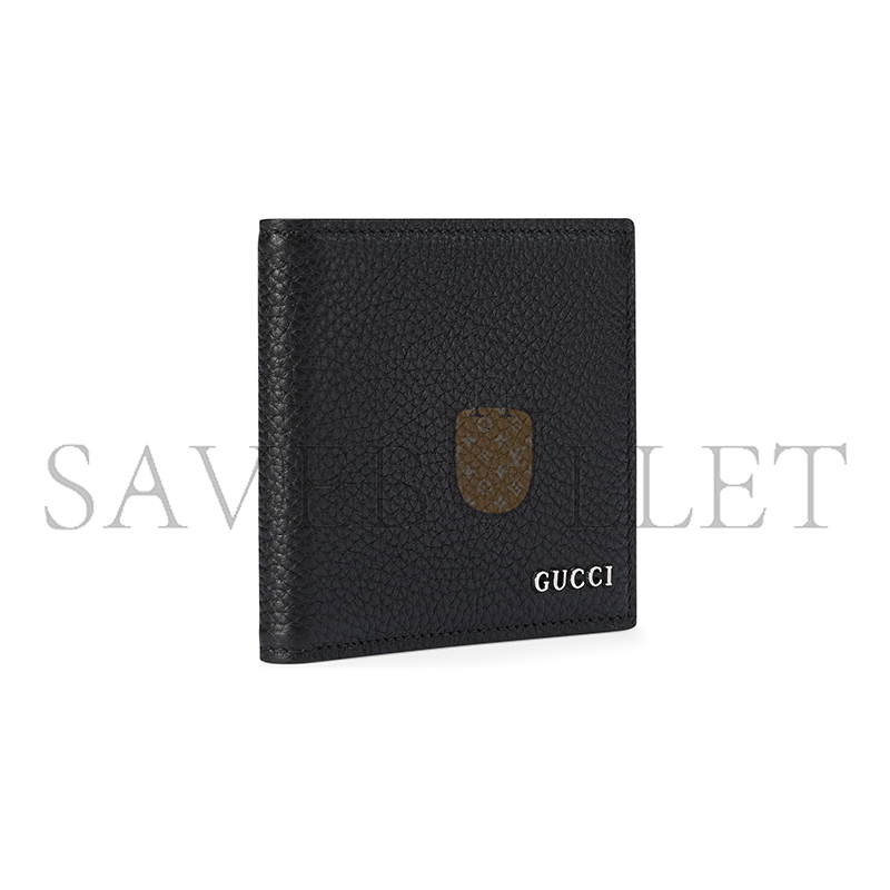 GUCCI BI-FOLD WALLET WITH GUCCI LOGO 771148 (21*9cm)